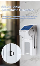 Transparent Rain Cover + Doorbell Combination HD Wireless Video Doorbell with Long-Lasting Battery - Top-Down View