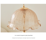 Warm Light French-Inspired Bedside Lamp - Modern Minimalist Warm Light - Top-Down View