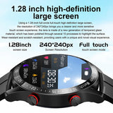 Silver Silicone Business Smartwatch with ECG and PPG Monitoring - Top-Down View