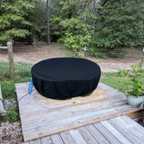 100 Gallons(53'Lx31'Wx25'H) Outdoor Gallon Cover Sun Shade for Patio, Pool, and Water Tanks - Top-Down View