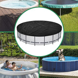 150 Gallons(58'Lx39'Wx25'H) Outdoor Gallon Cover Sun Shade for Patio, Pool, and Water Tanks - Front View