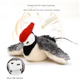 Crab Electric Flapping Plush Cat Toy with Sound - Realistic Self-Play Pet Toy - Front View