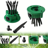 3-Piece 360-Degree Multi-Head Garden Sprinkler Set - Efficient Watering Solution - Side View