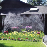 3-Piece 360-Degree Multi-Head Garden Sprinkler Set - Efficient Watering Solution - 45-Degree Angle