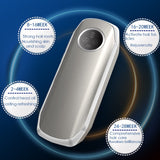 Electric Scalp Massage Comb for Hair Care and Relaxation - Front View