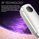 Electric Scalp Massage Comb for Hair Care and Relaxation - Top-Down View