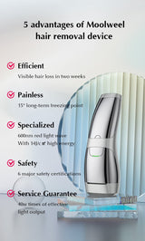 IPL Freezing Point Hair Removal Device with Sapphire Head - 120W - Front View