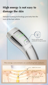 IPL Freezing Point Hair Removal Device with Sapphire Head - 120W