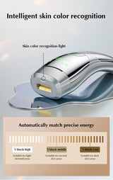 IPL Freezing Point Hair Removal Device with Sapphire Head - 120W - Close-Up Angle