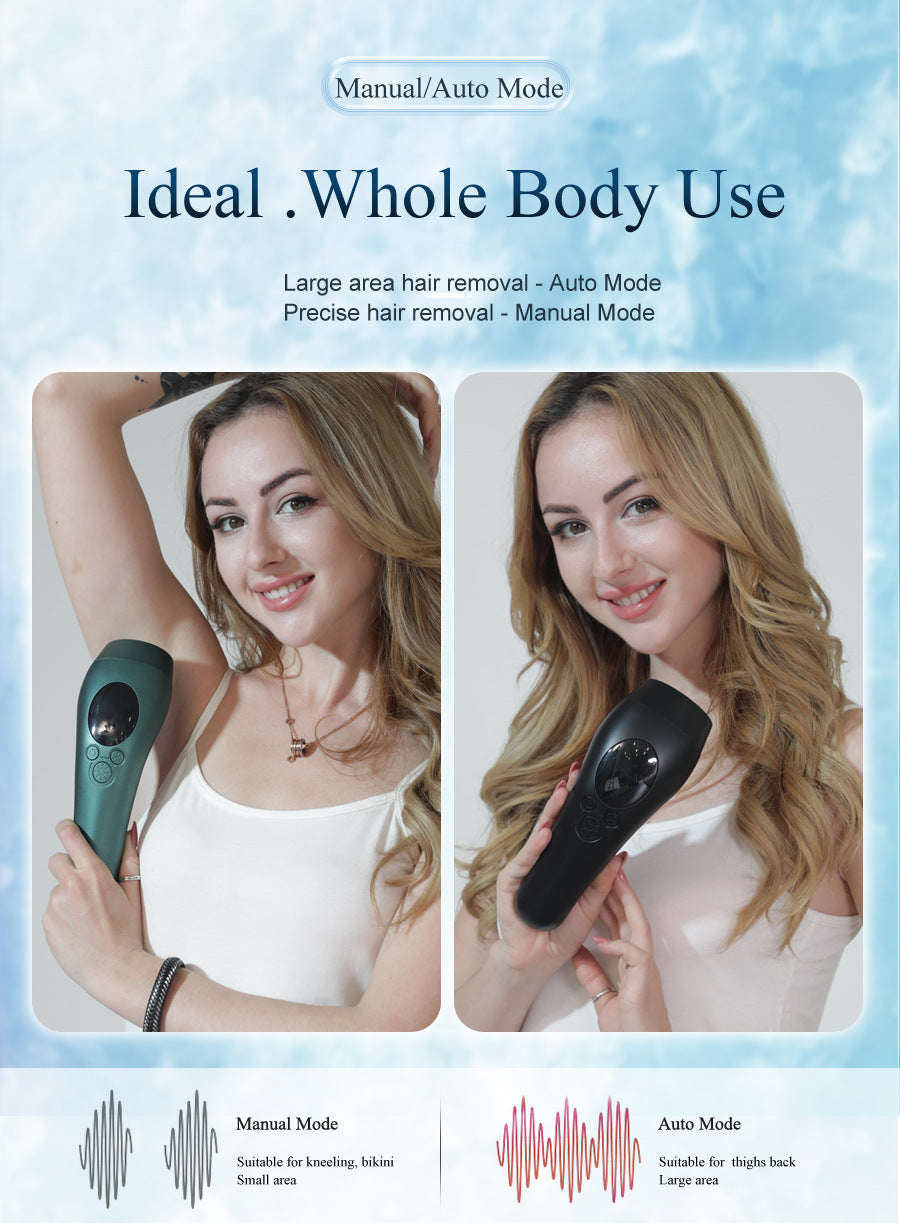 Pink Light Spot Beauty Hair Removal Device - Smooth Skin Solution