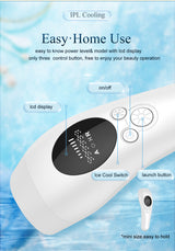 Pink Light Spot Beauty Hair Removal Device - Smooth Skin Solution - Extra Image