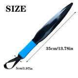 Yellow Handle + Black Lanyard Heavy-Duty Dog Training Pry Stick for Large Breeds, 35 cm - Front View