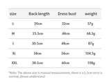 M Pink And Gray Trim Waterproof Four-Legged Dog Raincoat with Leash Hole for Small Breeds