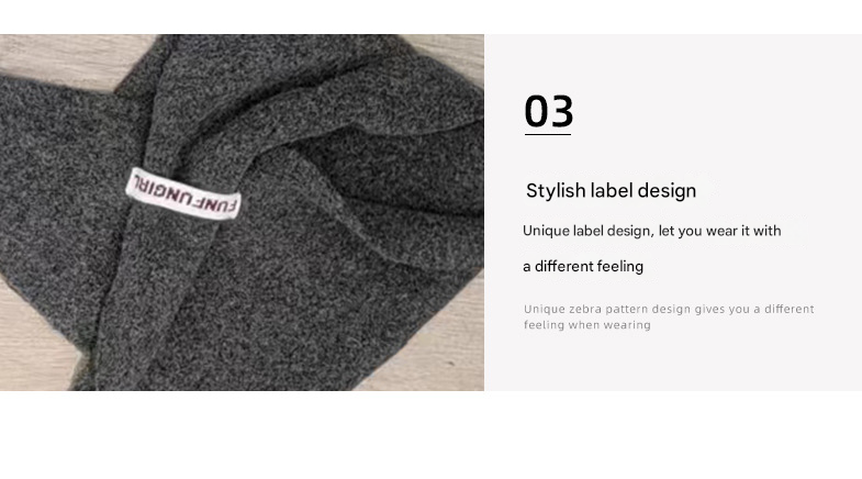 2-Piece Khaki Elegant Wool Blend Triangle Scarf - Luxurious Knit Shawl for Women (39 x 110cm)