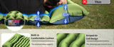 Grey 190cm Ultra-Light Foot Pump Inflatable Camping Sleeping Pad - Extra Image