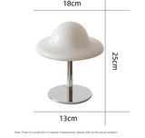 25cm Heart Egg Tart Table Lamp with Adjustable Color and Brightness - Top-Down View