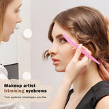 40-Piece Eyebrow Razor & Dermaplaning Tool Set(Black) - Close-Up Angle