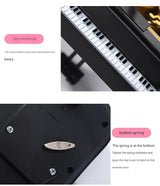 Classical Grand Piano Music Box with Dancing Ballerina(Regular version - white)