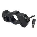 Motorcycle & Scooter Handlebar Grip Lock - Anti-Theft Brake Lever Lock(black)
