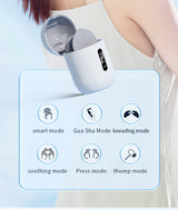 Smart Cervical Spine EMS Massager Sticker with Remote Control & Charging Case - 6 Modes, 16 Strengths(white) - Extra Image