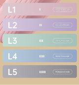 Portable Body Sculpting & Muscle Relaxation Massager with 8 Heads - 5 Speeds(pink) - 45-Degree Angle