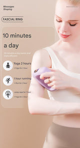 Portable Body Sculpting & Muscle Relaxation Massager with 8 Heads - 5 Speeds(purple) - 45-Degree Angle