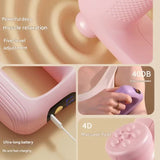 Portable Body Sculpting & Muscle Relaxation Massager with 8 Heads - 5 Speeds(blue) - Side View