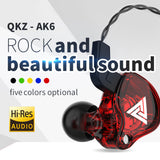 Hi-Res Audio In-Ear Monitor Earphones - Ergonomic Design, Dynamic Driver, with Mic & 3.5mm Jack(black) - Front View
