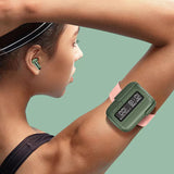Hi-Res Audio In-Ear Monitor Earphones - Ergonomic Design, Dynamic Driver, with Mic & 3.5mm Jack(green) - 45-Degree Angle