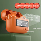 Hi-Res Audio In-Ear Monitor Earphones - Ergonomic Design, Dynamic Driver, with Mic & 3.5mm Jack(Orange)