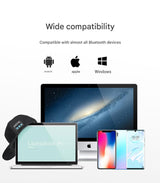 Wireless Bluetooth 5.0 Music Hat - Outdoor Speaker Cap with Mic, Sun Protection & Breathable Fabric(Light gray) - Top-Down View