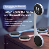 Under-Pillow Bone Conduction Sleep Speaker - Bluetooth 5.4, White Noise, TF Card, LED Display & Timer(Pink)