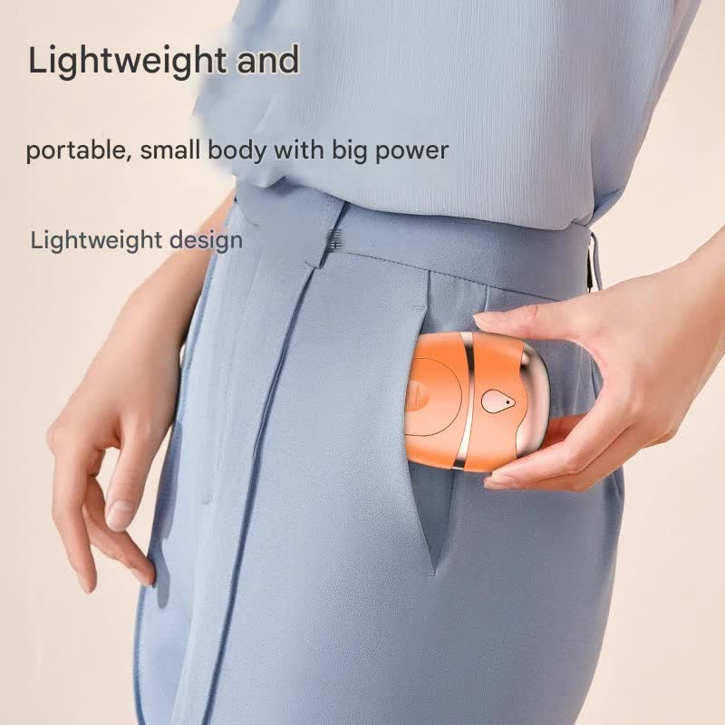White portable nano mist eye massager and humidifier with hot compress, one-button control