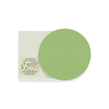 Retro Phonograph Bluetooth Speaker - Rotating Disc, Bluetooth 5.3, AUX/TF Card, 8H Playtime(Pink Green)