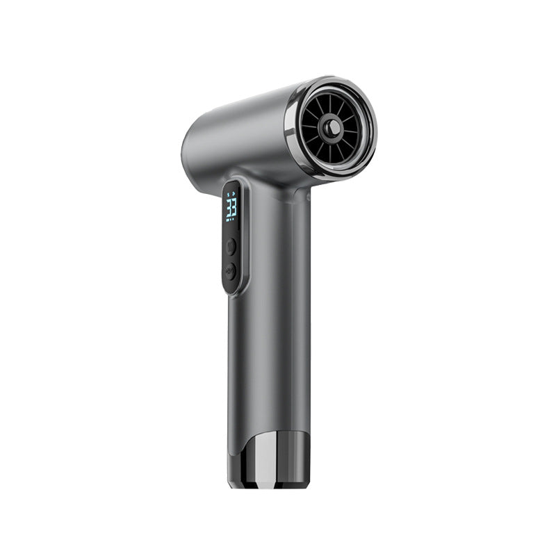 Cordless Rechargeable Hair Dryer - 120,000 RPM High-Speed Motor, 15600mAh Battery, Hot & Cold Air(grey)