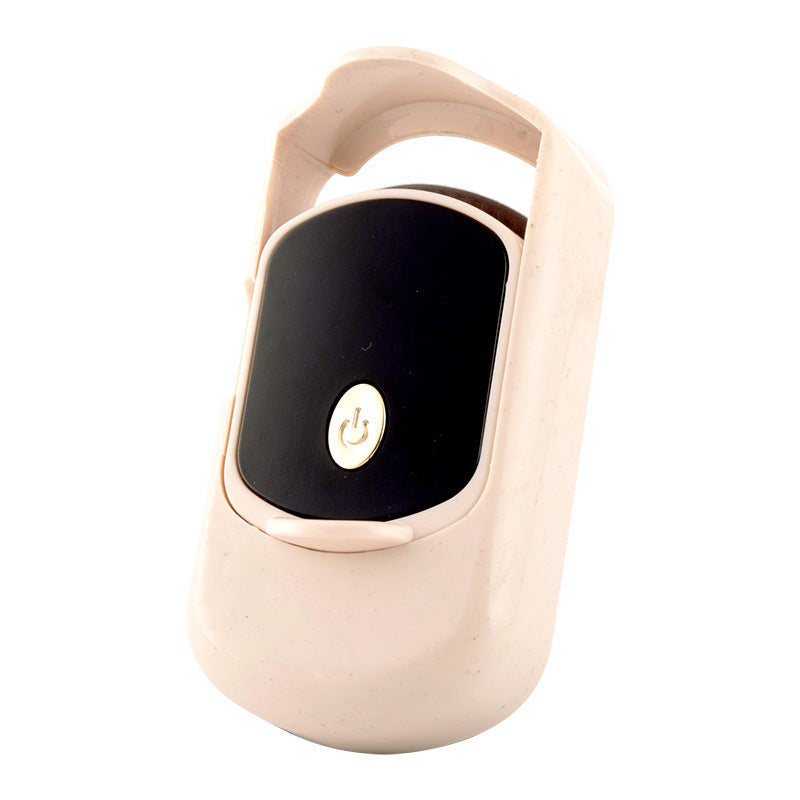 2pc Rechargeable Electric Heated Eyelash Curler - 55C Constant Temperature, LED Display, Gentle Curl