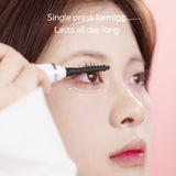 Rechargeable Heated Eyelash Curler Wand - 3 Temperature Gears, Type-C Charging, All-Day Curl(White) - Front View