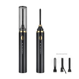Rechargeable Heated Eyelash Curler Wand - 3 Temperature Gears, Type-C Charging, All-Day Curl(Black)