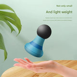 Mini Electric Fascia Massage Gun - Portable Deep Tissue Percussion Massager with Quiet Motor(Green) - Side View
