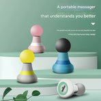 Mini Electric Fascia Massage Gun - Portable Deep Tissue Percussion Massager with Quiet Motor(Pink)