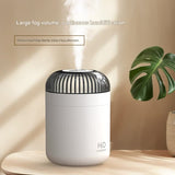 Quiet Cool Mist Humidifier - 500ml USB-C with Ambient Light & Dual Mist Modes(Green) - Side View