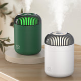 Quiet Cool Mist Humidifier - 500ml USB-C with Ambient Light & Dual Mist Modes(Pink) - Front View