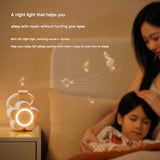 Portable White Noise Sleep Aid & Night Light - Soothing Sounds(Matcha color) - Top-Down View
