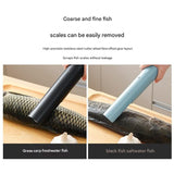 Electric Fish Scaler - Waterproof, Stainless Steel, Brushless Motor, Infinitely Variable Speed(blue) - Front View