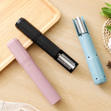 Electric Fish Scaler - Waterproof, Stainless Steel, Brushless Motor, Infinitely Variable Speed(blue) - Side View