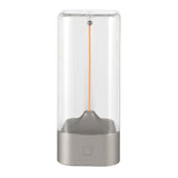 Magnetic Levitating Night Light with Flexible LED - USB-C Rechargeable, Stepless Dimming & Outdoor Hook(silver)