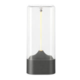 Magnetic Levitating Night Light with Flexible LED - USB-C Rechargeable, Stepless Dimming & Outdoor Hook(black)