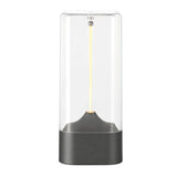 Magnetic Levitating Night Light with Flexible LED - USB-C Rechargeable, Stepless Dimming & Outdoor Hook(black)