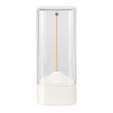 Magnetic Levitating Night Light with Flexible LED - USB-C Rechargeable, Stepless Dimming & Outdoor Hook(white)