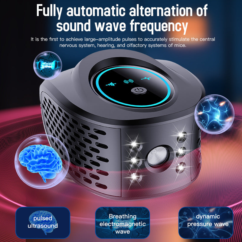 Advanced Ultrasonic Pest Repeller - Multi-Frequency Sound Waves for Mice, Mosquitoes & Cockroaches(white)